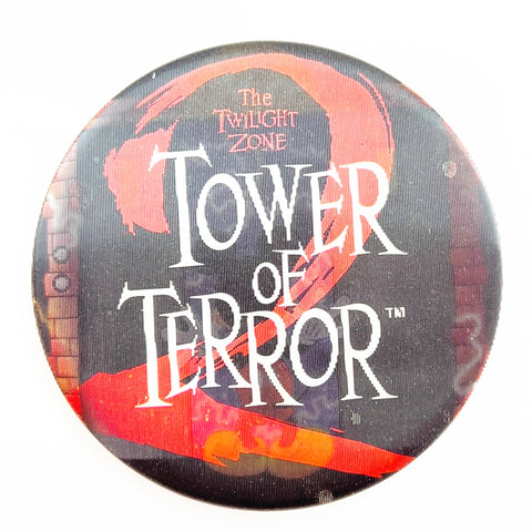 Disney Tower Of Terror Mickey Mouse Twilight Zone Pinback Button