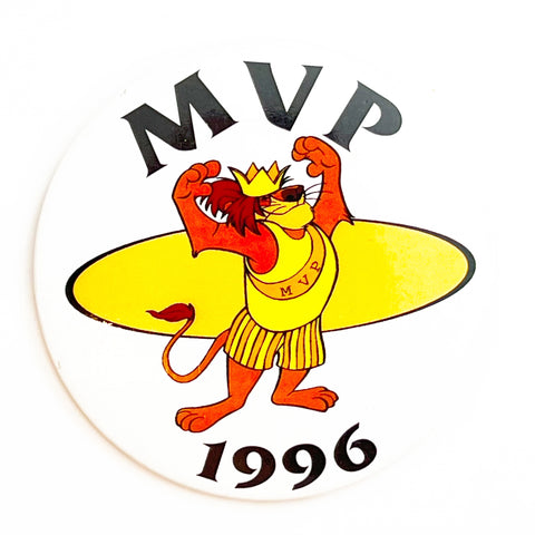 Vintage 1996 Disney MVP Pinback Button