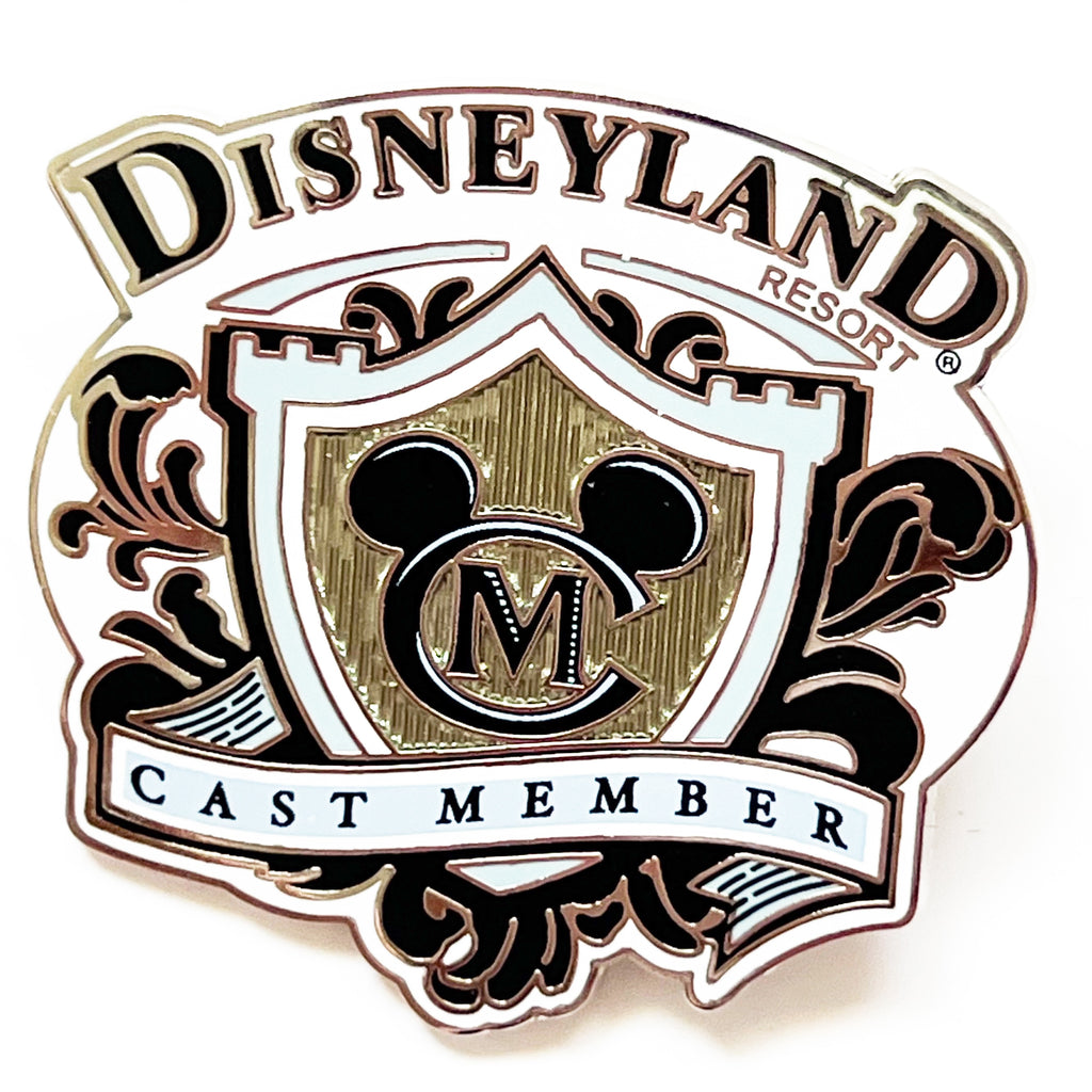 Disney DLR Disneyland Resort Cast Member Crest Coat of Arms Logo Pin