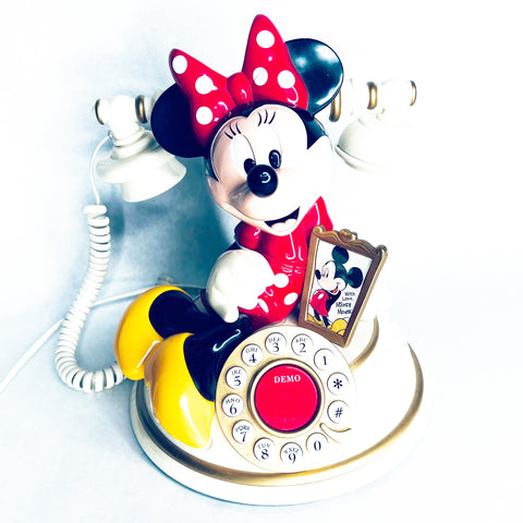 Vintage Disney Minnie Mouse Desk Telephone