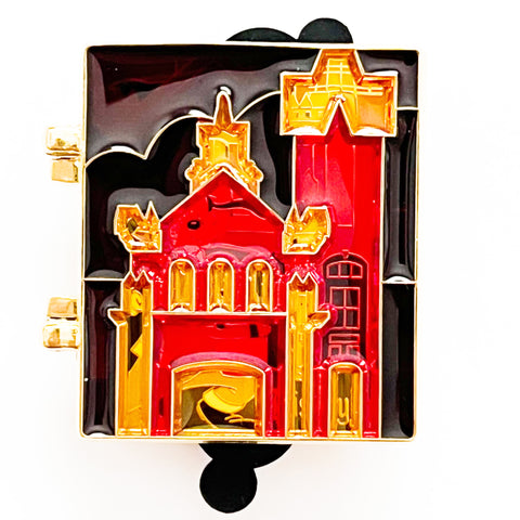 Disney Stained Glass Cast Exclusive Attractions Collection Goofy Firefighter Limited Edition 750 Pin