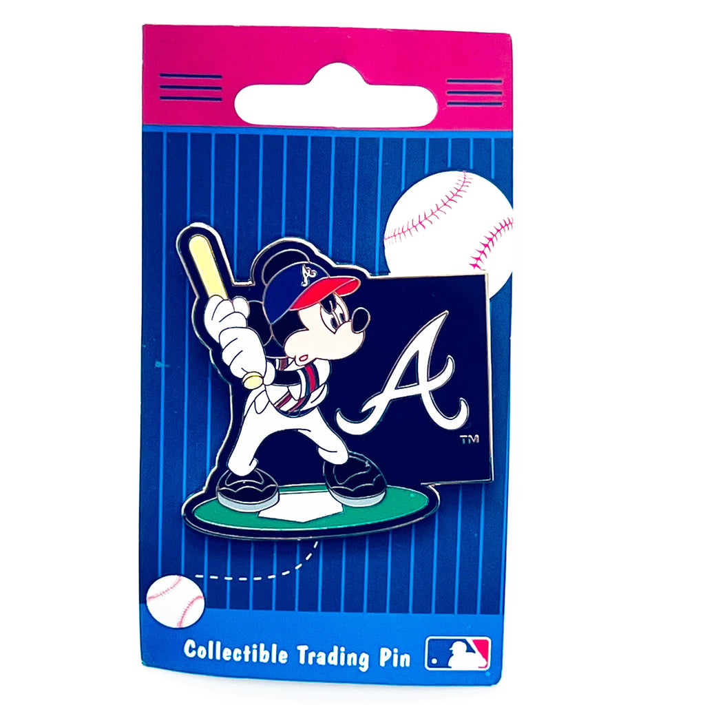 Disney World Major League Baseball Atlanta Braves Mickey Mouse MLB Pin –  The Stand Alone