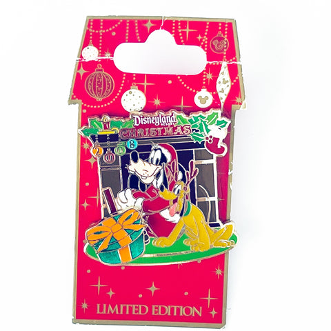 Disney Goofy & Pluto Holiday Christmas 2008 Slider Limited Edition 1000 Pin