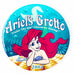 Vintage Ariel’s Grotto Under The Sea Character Dining 3” Button