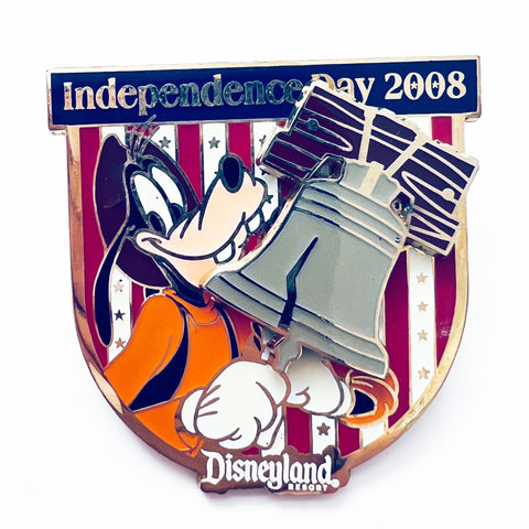 Disney DLR Independence Day Goofy with the Liberty Bell 2008 Limited Edition Pin