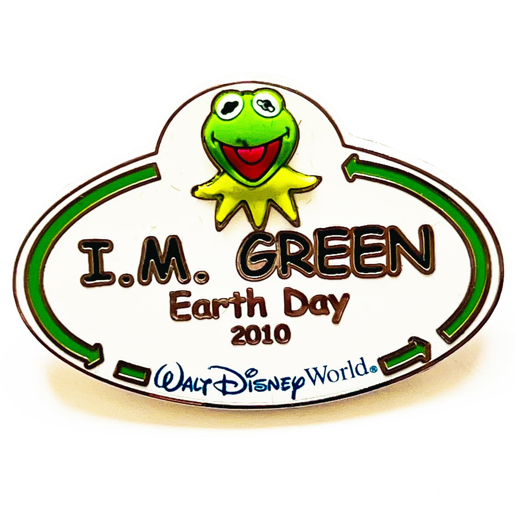 Disney WDE Cast Member 2010 Earth Day Kermit The Frog Muppets LE 1250 Pin