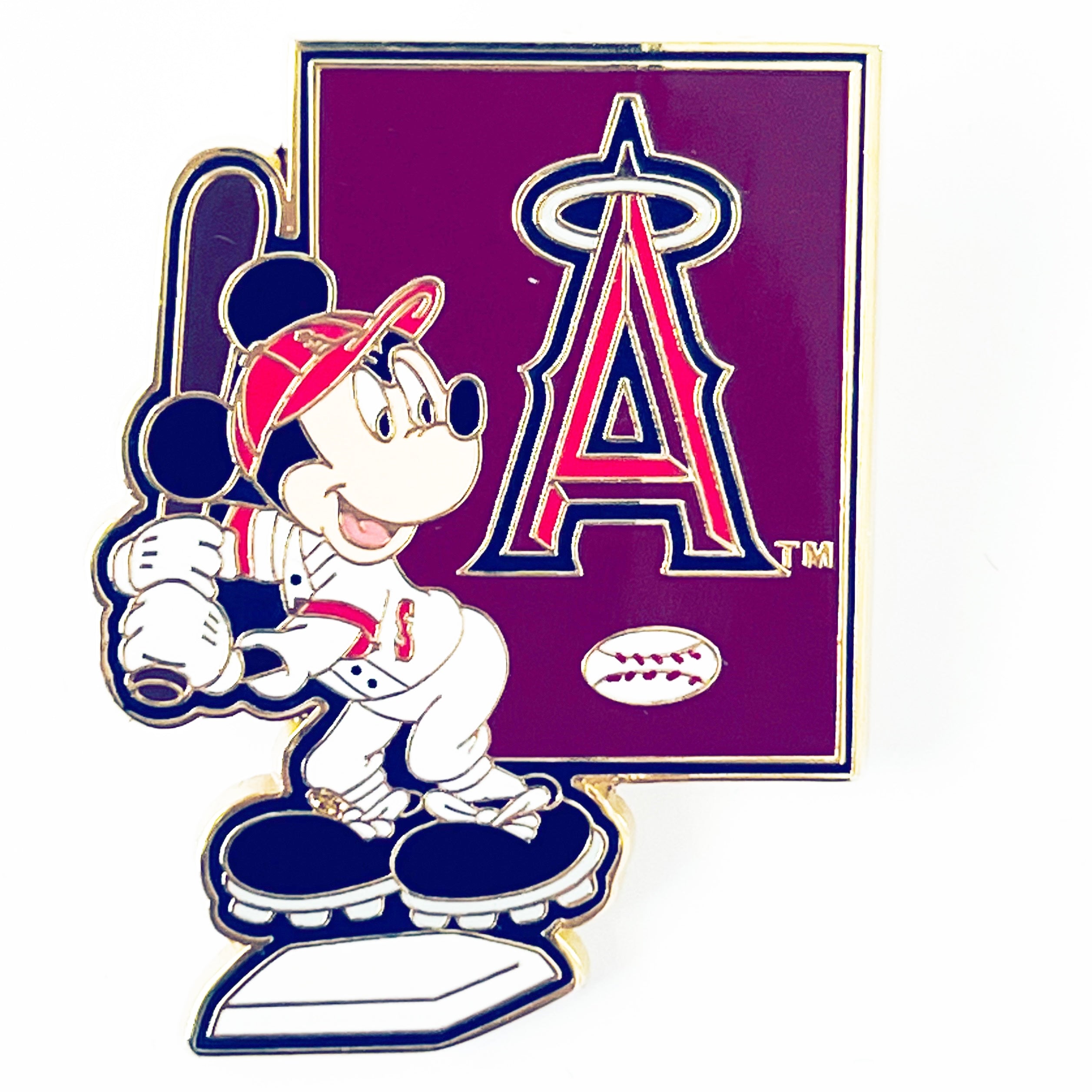 Disney Mickey Mouse MLB Anaheim Angels Baseball Pin – The Stand Alone