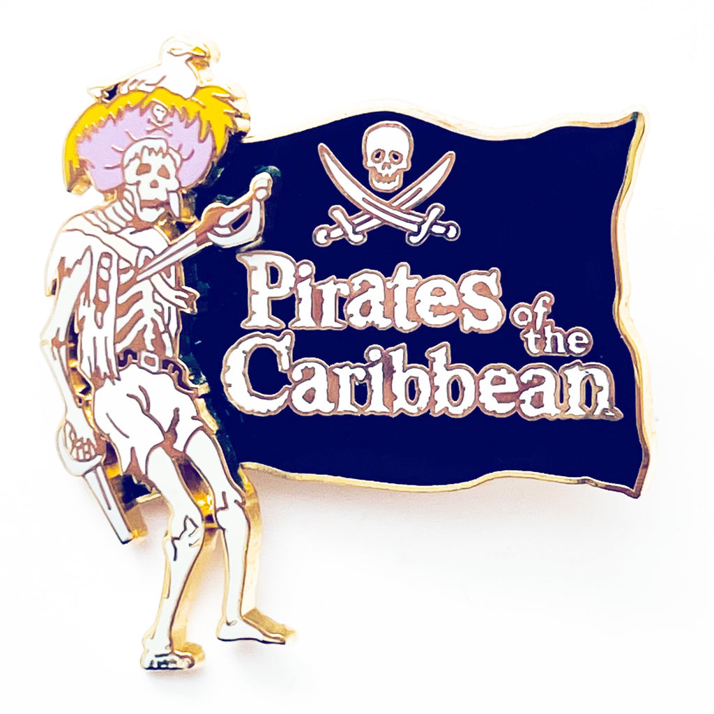 Disney DLR Disneyland Cast Exclusive Pirates Of The Caribbean Skeleton LE Pin