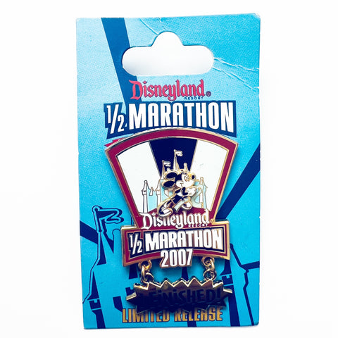 Disneyland Resort 1/2 Marathon I Finished Mickey Mouse 2007 Limited Edition 2500 Pin