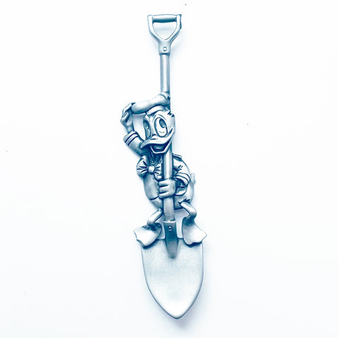 Disney Walt Disney Company Donald Duck Pewter 4”Tall Spoon Shovel Collectible