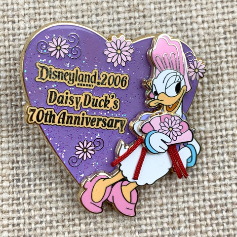 Disneyland Resort Daisy Duck's 70th Anniversary Pin