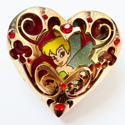 Disney Birthstone Heart Locket Tinker Bell January Limited Edition Pin