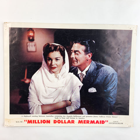 1952 Esther Williams Million Dollar Mermaid Lobby Card