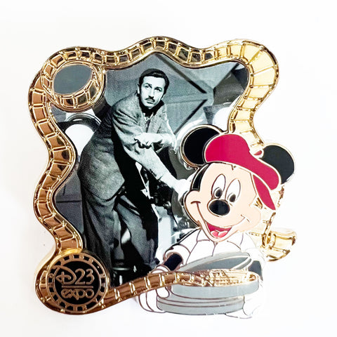 Disney Pin D23 Expo Walt One Man's Dream Live Action Films LE 1000