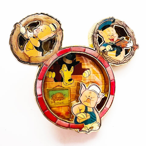 Disney Dreams Collection Three Little Pigs Limited Edition 1000 Pin