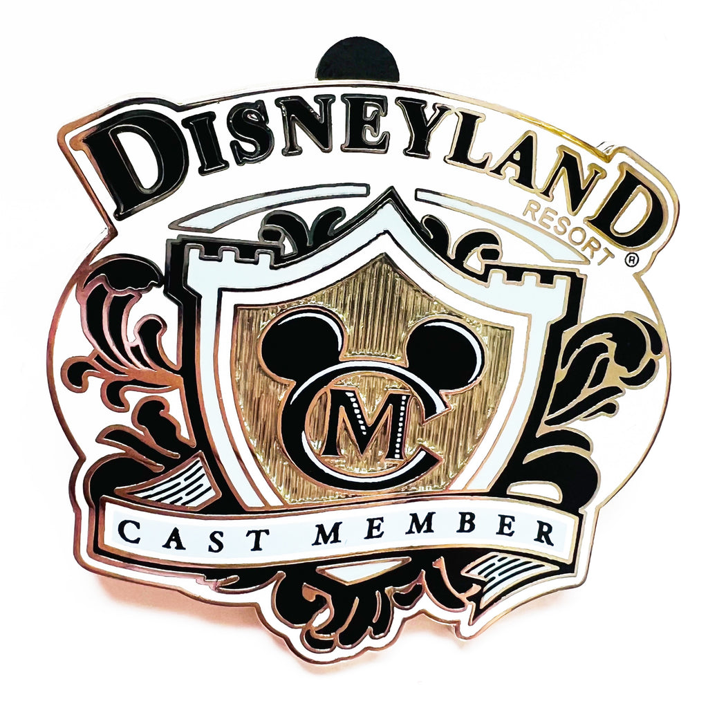 Disney DLR Disneyland Resort Cast Member Crest Coat of Arms Logo Pin