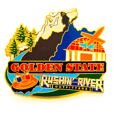 Disney DLR Cast Exclusive California Adventure Golden State Rushin River Limited Edition 500 Pin