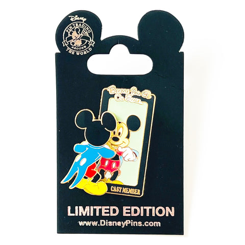 Disney Parks Mickey Mouse Before You Go On Stage Cast Member Exclusive Pin