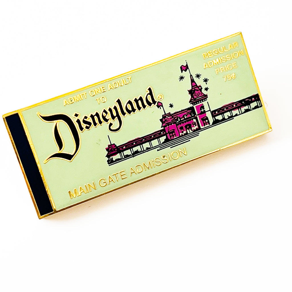 Disneyland Cast Exclusive Ticket & Coupon Book Hinged Pin