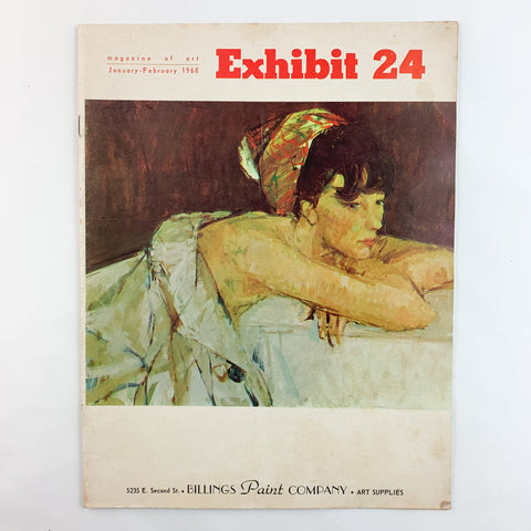 Magazine Of Art Exhibit 24 January-February 1968 Billings Paint Company