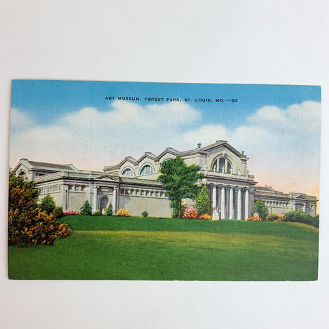 Art Museum Forest Park St. Louis Missouri MO Postcard