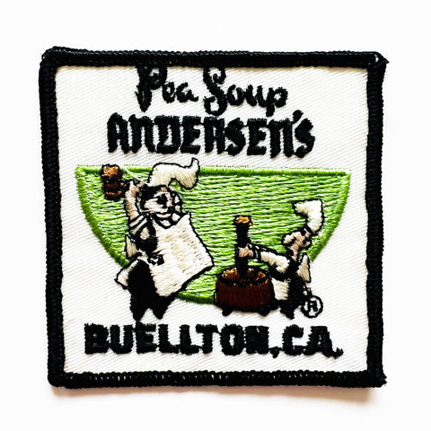 Vintage Andersen's Pea Soup Buellton California Souvenir Patch