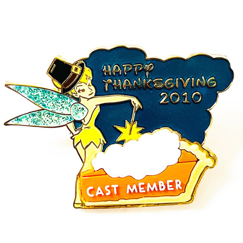 Disney Tinkerbell Happy Thanksgiving 2010 Cast Member Limited Edition Pin