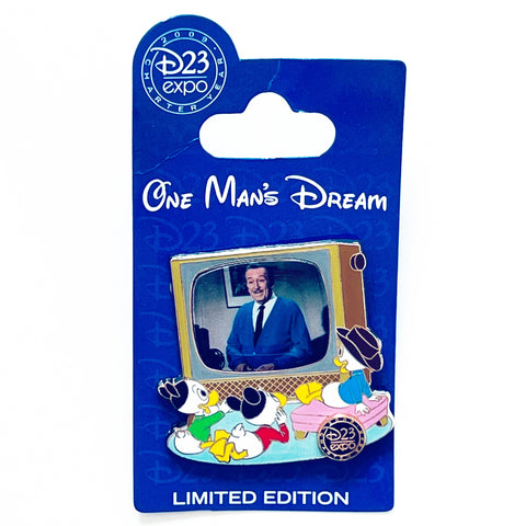 Disney D23 Expo One Man's Dream Television Hollywood Pictures Backlot Limited Edition 1000 Pin