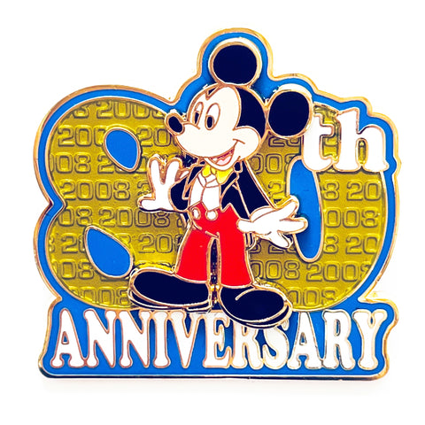 Disney Mickey's 80TH Anniversary 2008 Mickey Mouse Limited Edition 3000 Pin