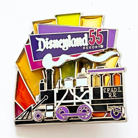 Disneyland 55th Anniversary Cast Exclusive Santa Fe & DL Railroad Train LE 750 Pin