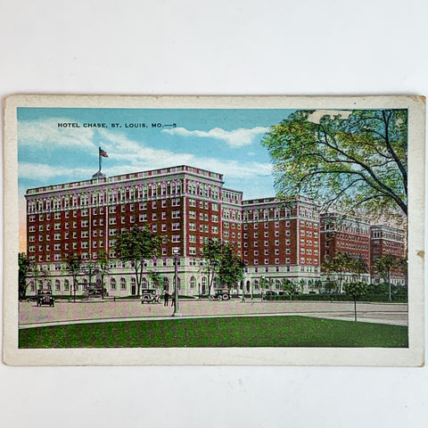 Hotel Chase Building St. Louis Missouri MO Postcard