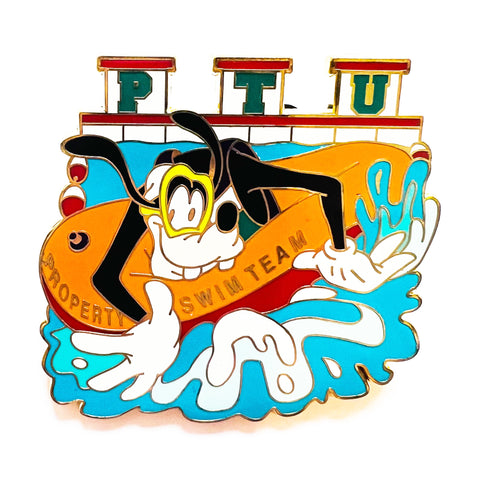 Disney Pin Trading University Celebration Sport Goofy Swim Team Limited Edition 1500 Pin