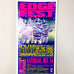 Edge Fest Poster 1996 Vintage Concert Tour