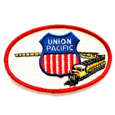 Vintage Union Pacific Railroad Embroidered Patch