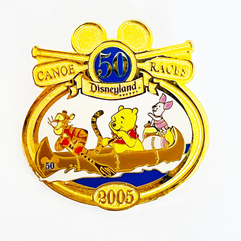 Disneyland 50th Anniversary 2005 Cast Exclusive Canoe Races  LE 1000 Disney Pin