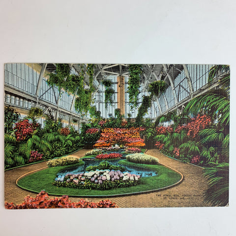 The Jewel Box Forest Park St. Louis Missouri MO Unposted Postcard