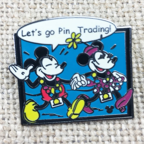 Disney Lanyard Pouch - Mickey Pin Trading Logo