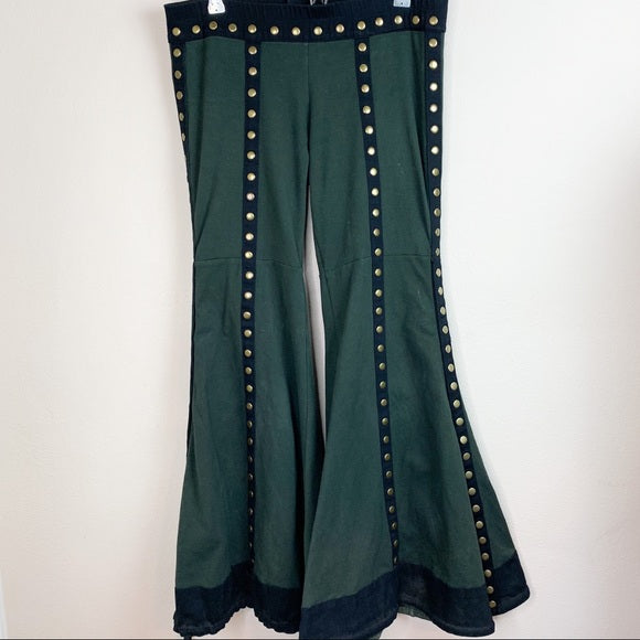 Western Design Cactus Bell Bottom Pants Outfit – SUTUTU-2
