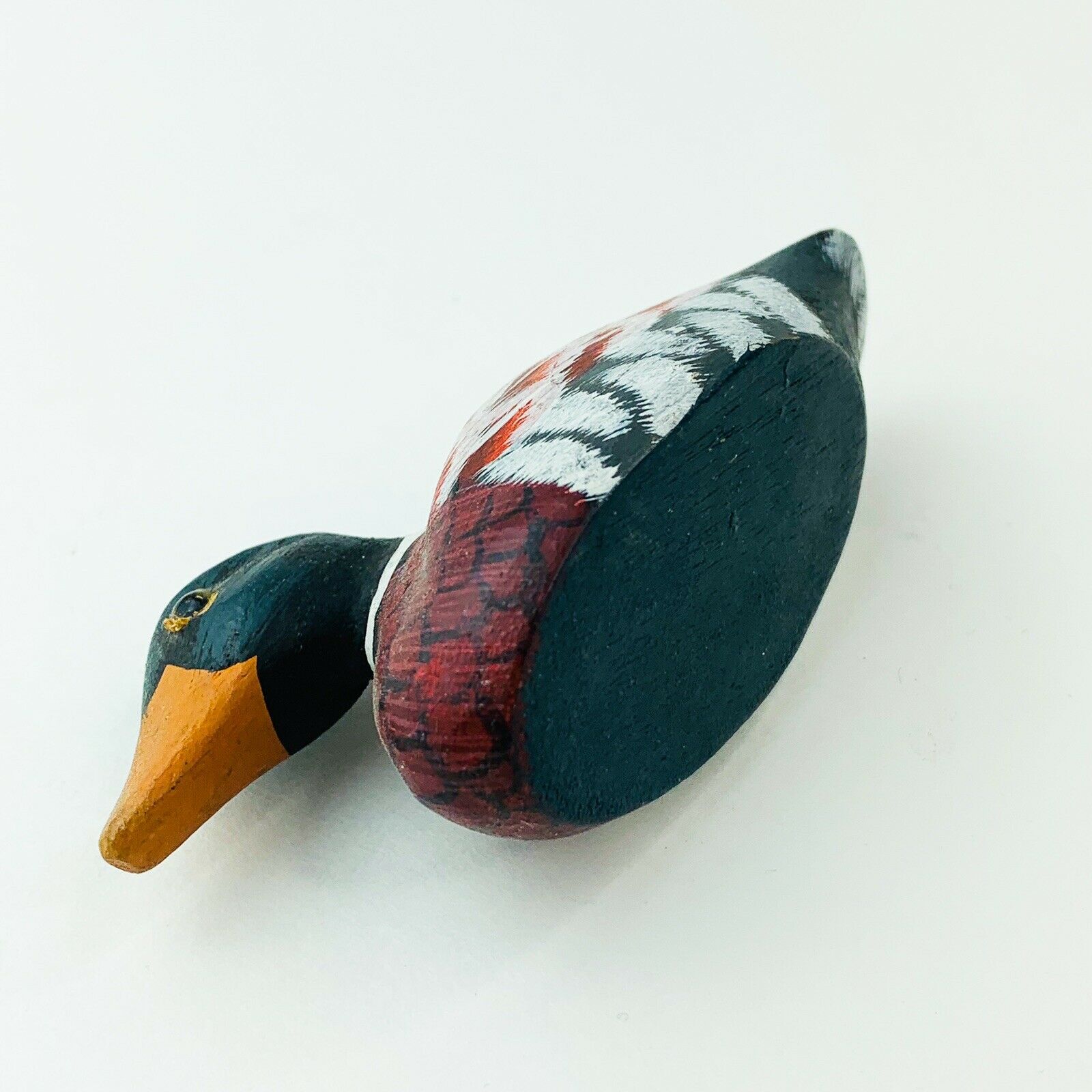 Miniature Mini Wooden Duck Decoy Bird Ornament Figurine – The Stand Alone